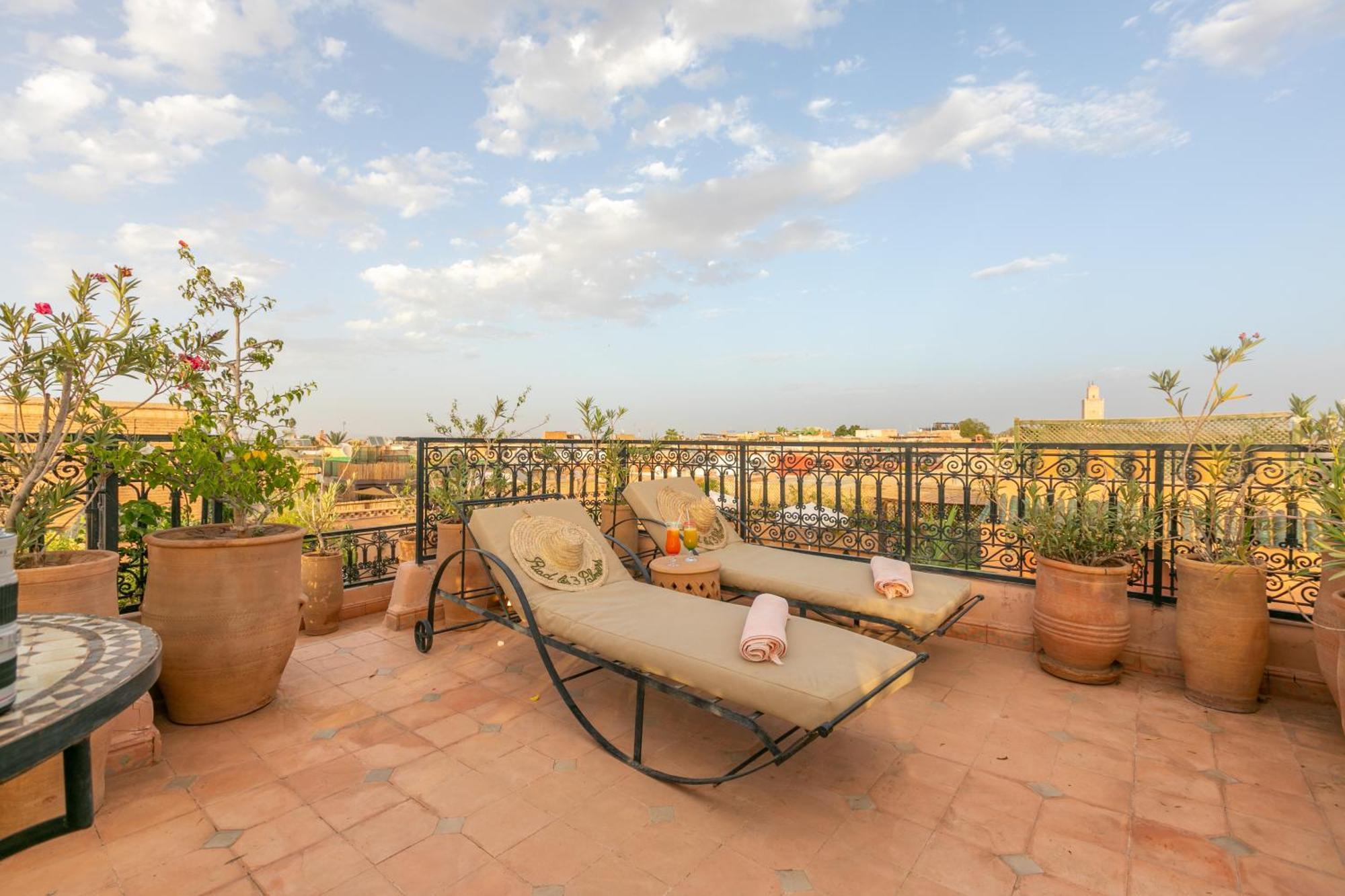 Riad Les Trois Palmiers El Bacha Marraquexe Exterior foto