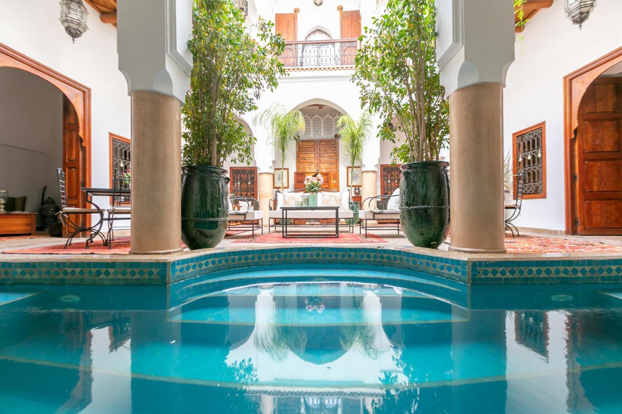 Riad Les Trois Palmiers El Bacha Marraquexe Exterior foto