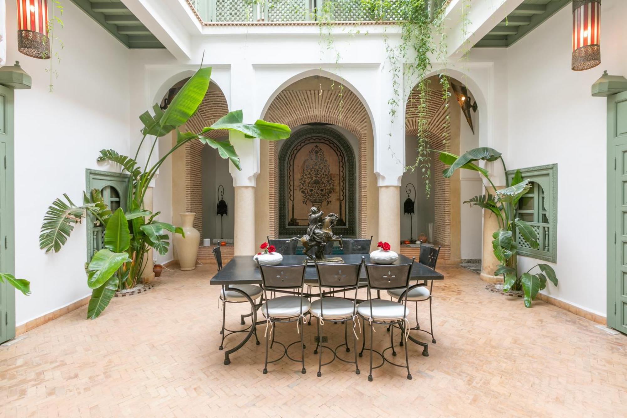 Riad Les Trois Palmiers El Bacha Marraquexe Exterior foto