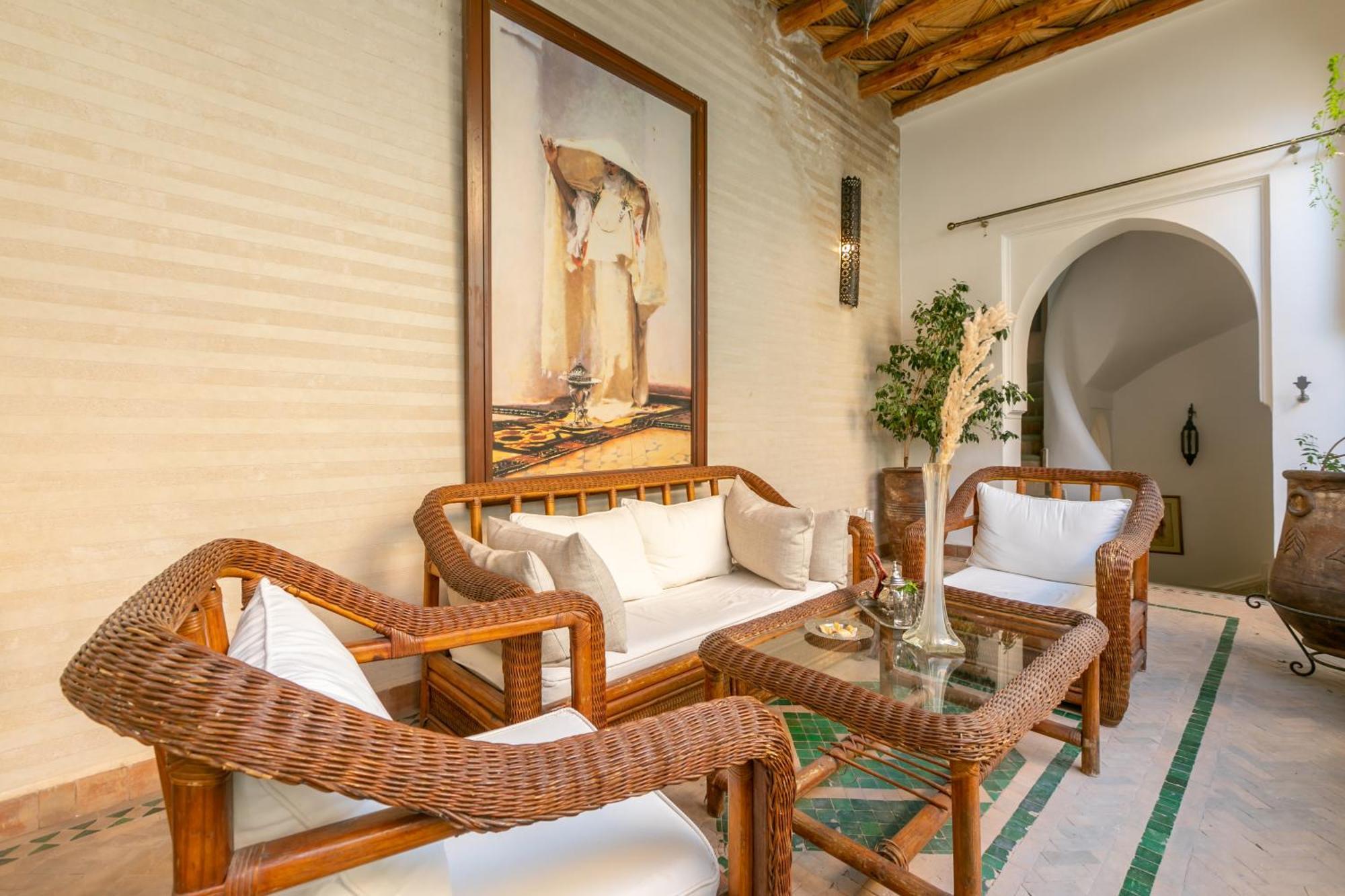 Riad Les Trois Palmiers El Bacha Marraquexe Exterior foto