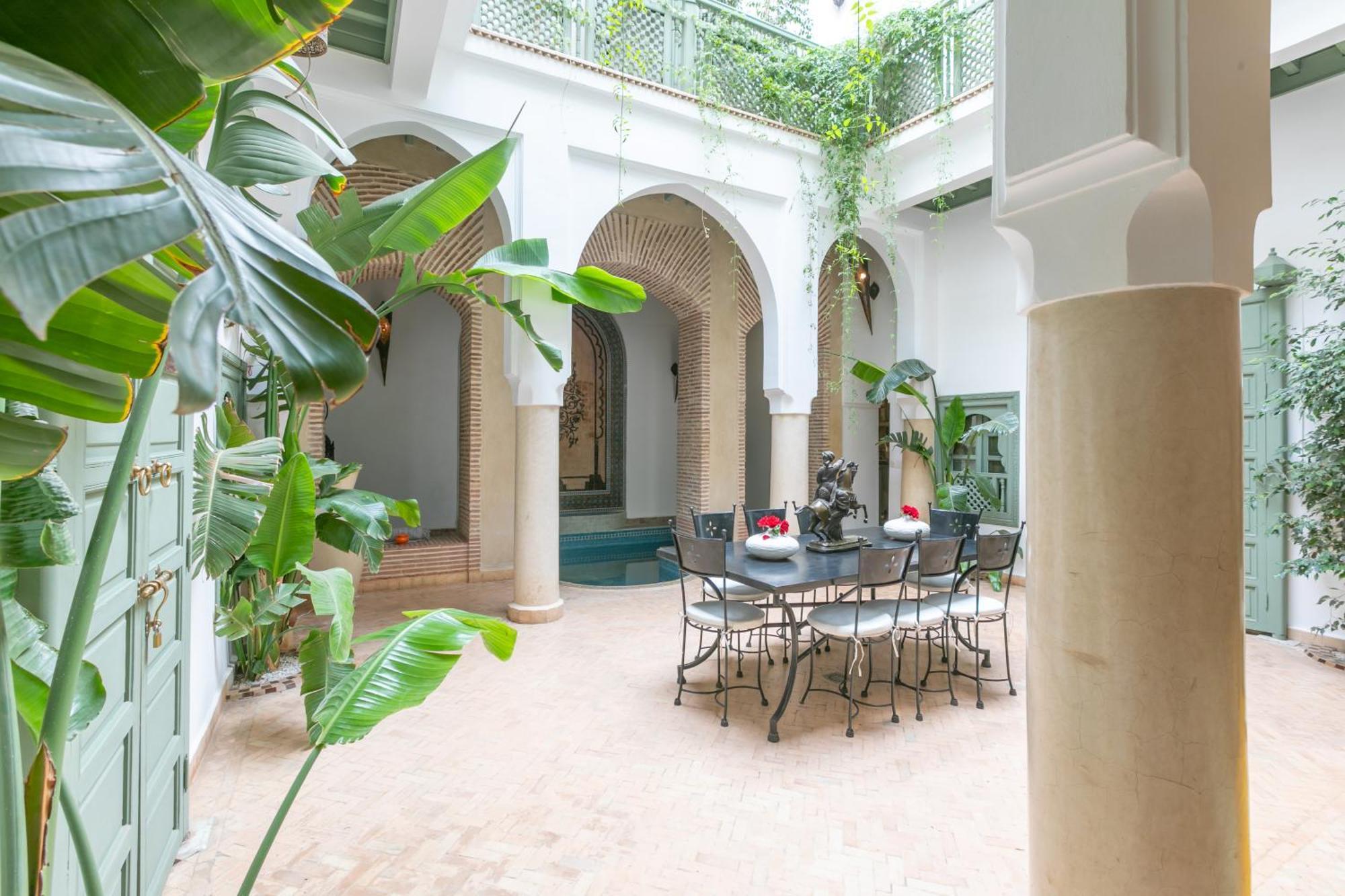 Riad Les Trois Palmiers El Bacha Marraquexe Exterior foto