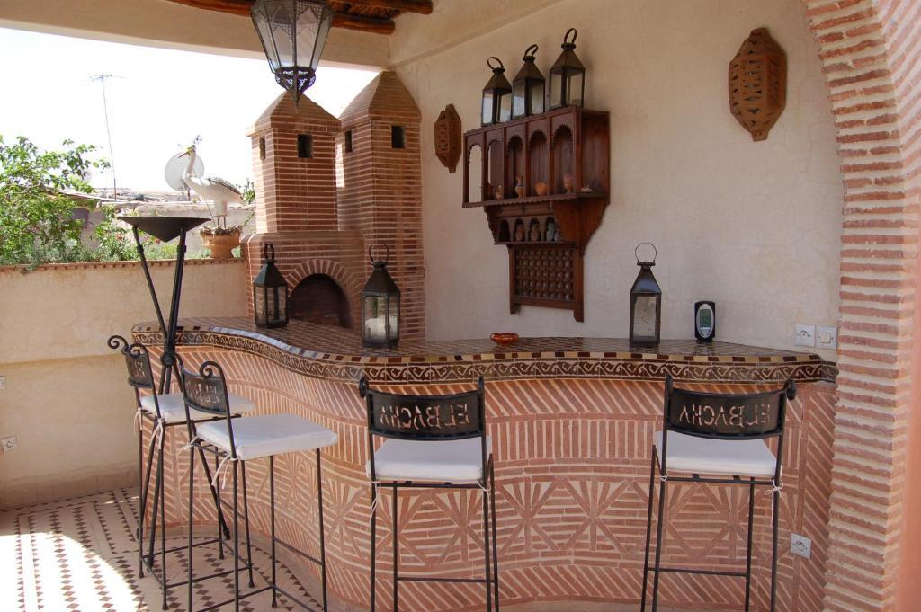 Riad Les Trois Palmiers El Bacha Marraquexe Exterior foto